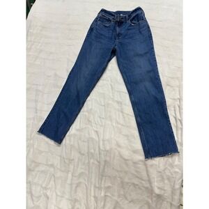 Abercrombie & Fitch Curve Love‎ High Rise Straight Jeans Waist 28